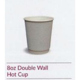 Double Wall Hot cups-Disposable 8 oz